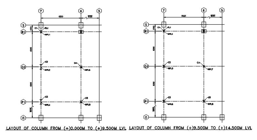 Column strengthening detailed drawing 2D AutoCAD file|CADBULL