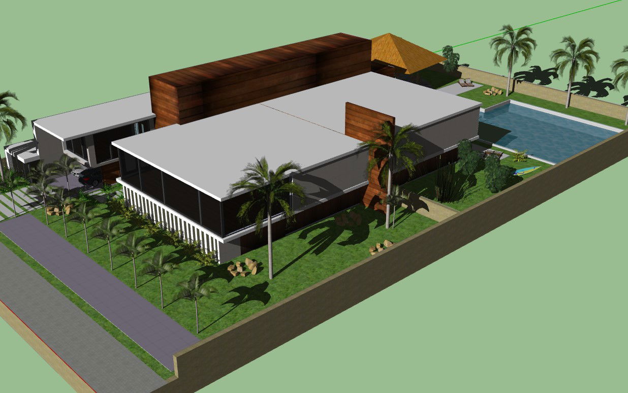 Comfortable Modern Resort AutoCAD layout Plan in DWG Drawing Format
