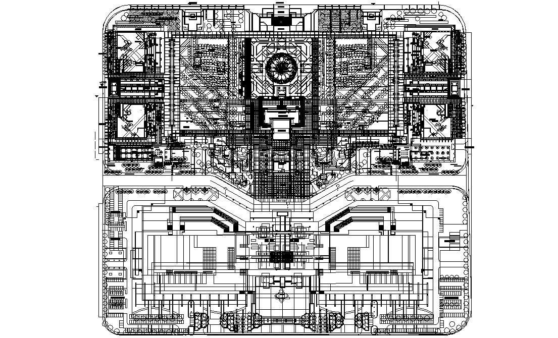 Commerce Area Landscape Layout Plan