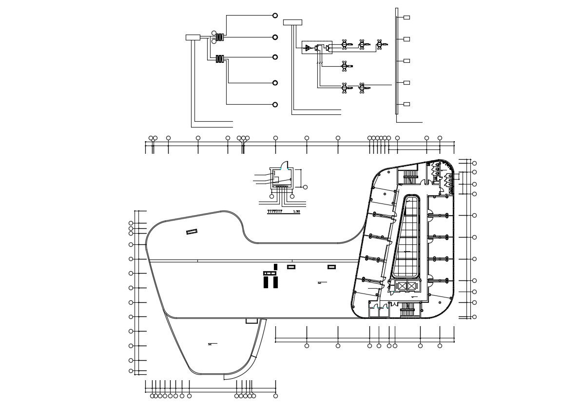 Commerce Building Design AutoCAD File
