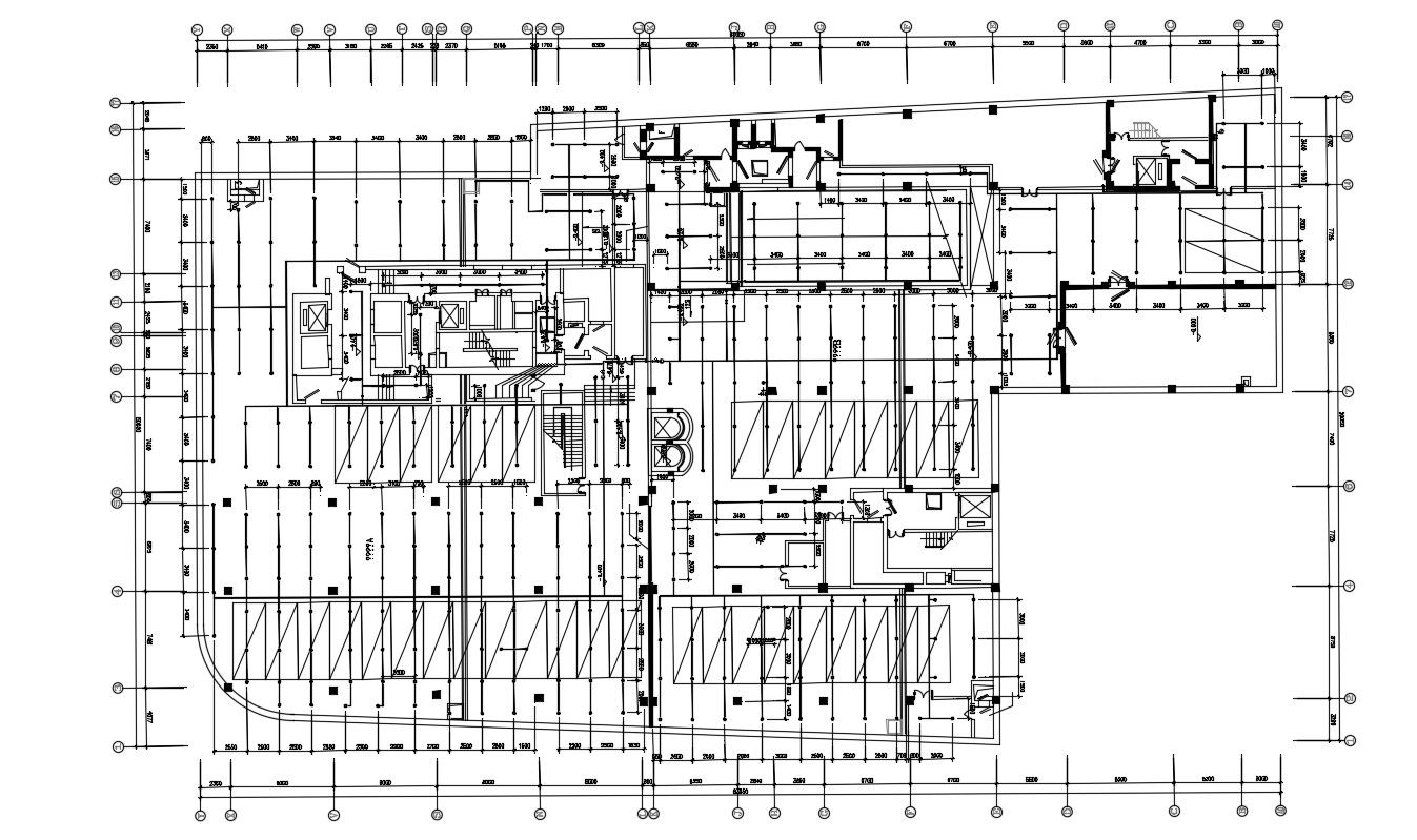 Commerce Building Design Layout CAD Plan