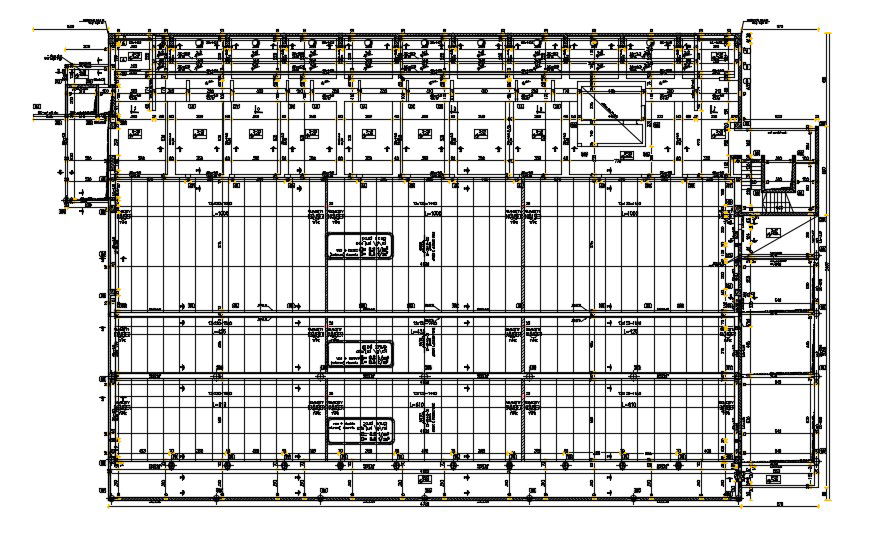 Commerce Building Design Working Layout CAD Plan