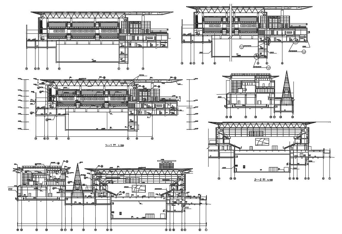Commerce Building Section and Facade Design