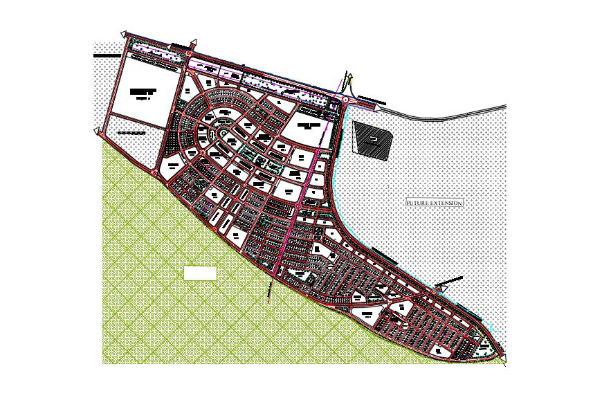 Commerce Master Area Layout Design Landscape Plan