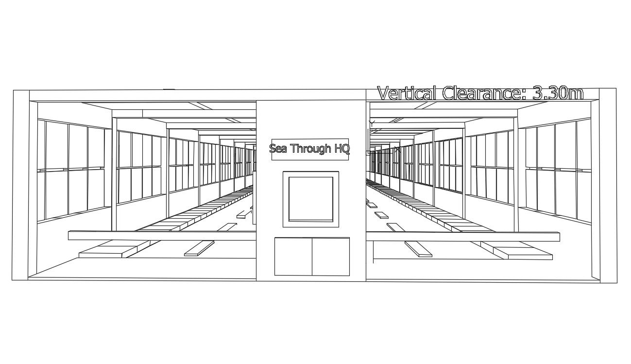 Free Download: 3D Commercial Building View DWG with Details