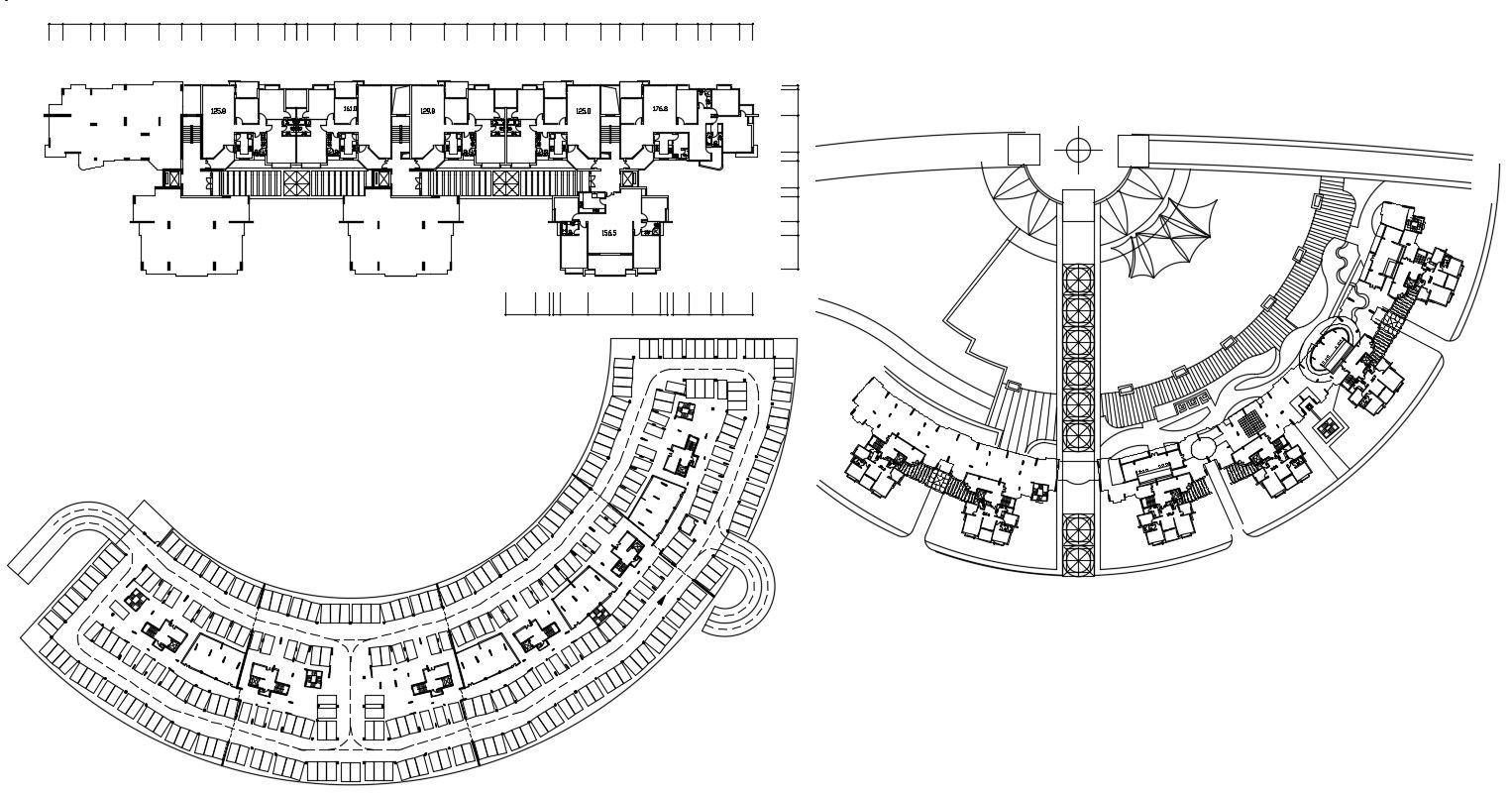 Commercial And Residential Of Apartment AutoCAD File Download