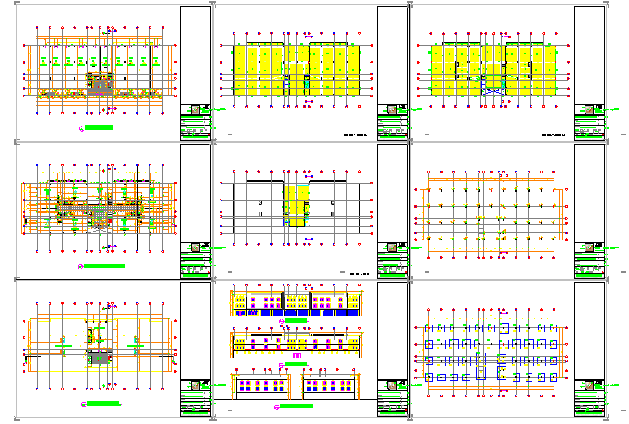 Commercial Building Detail in CAd file