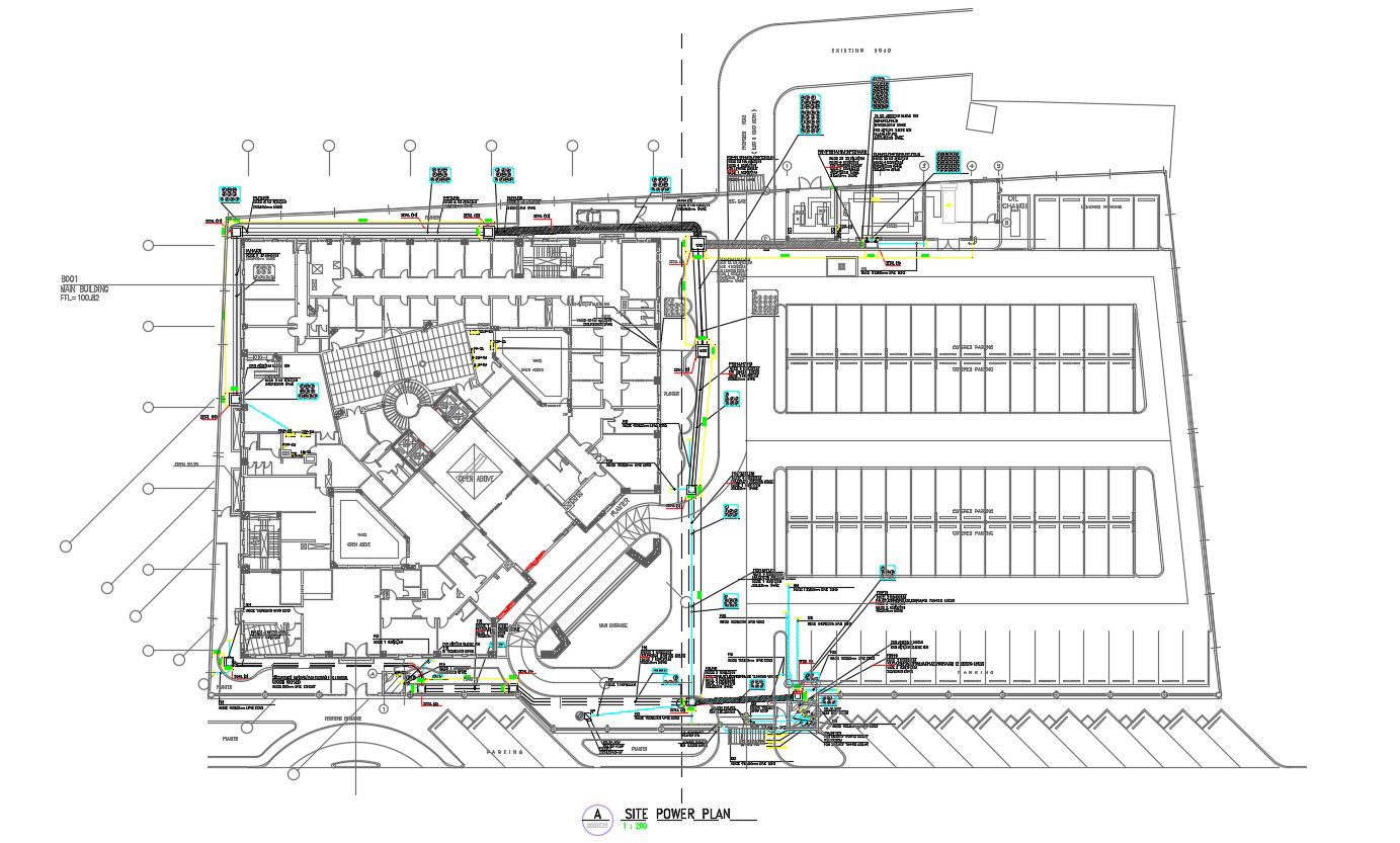 Commercial Building Ground Floor Plan