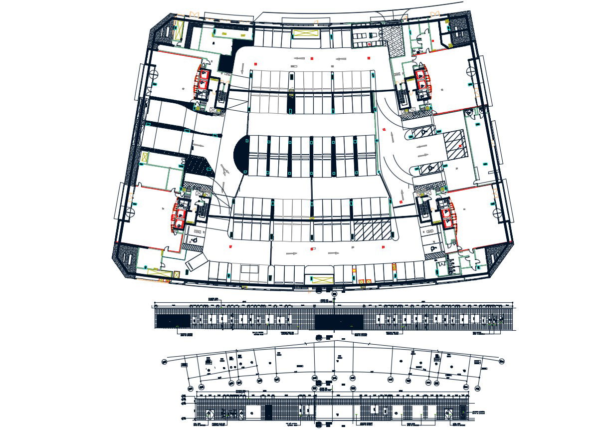 Commercial Building Ground Floor Plan