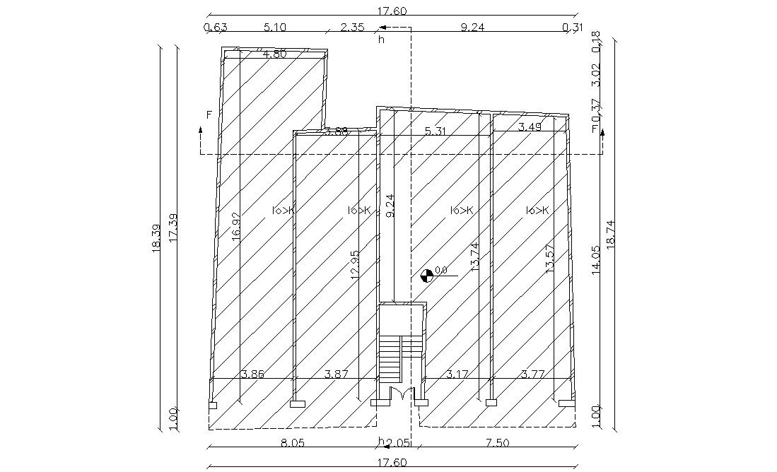 Commercial Building plan and working drawing CAD file