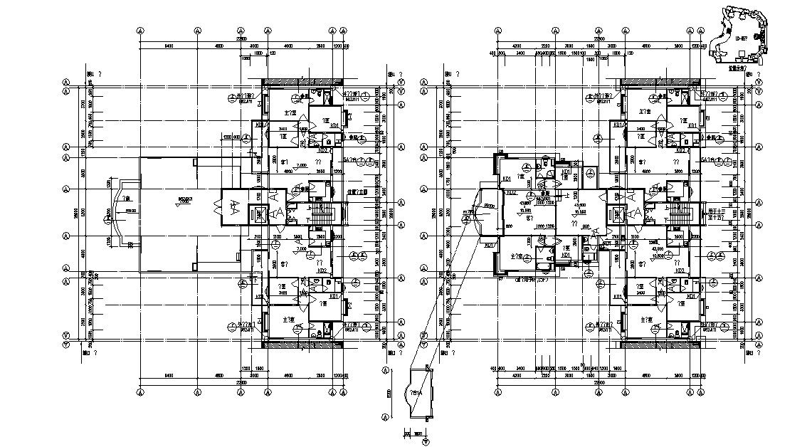 Commercial Complex Design Plan With Dimension AutoCAD File 