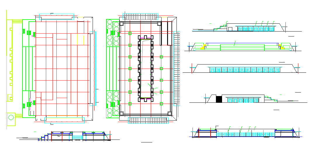 Commercial Complex Detail & Shop Detail.