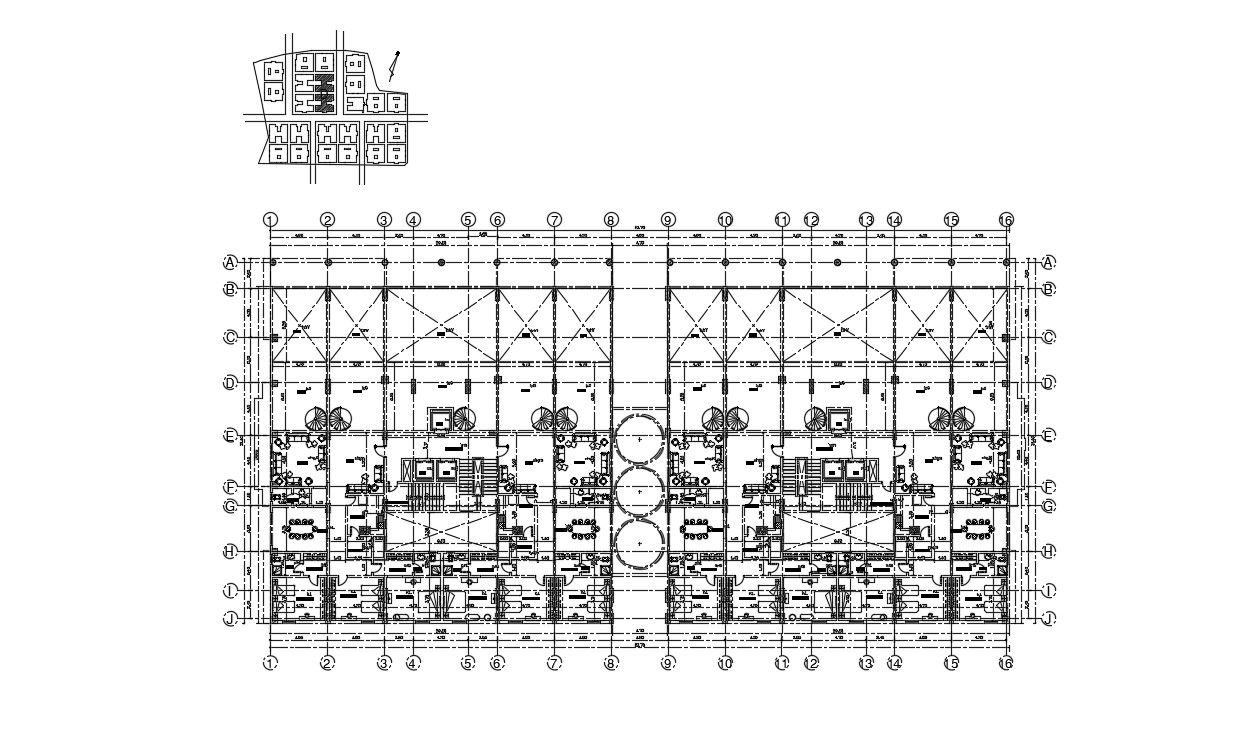 Commercial Floor Plan Design DWG File Free Download