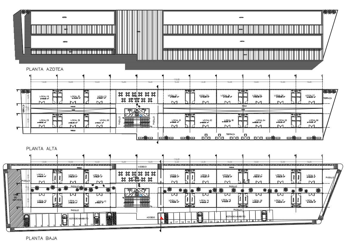 Commercial Shops Floor Plan