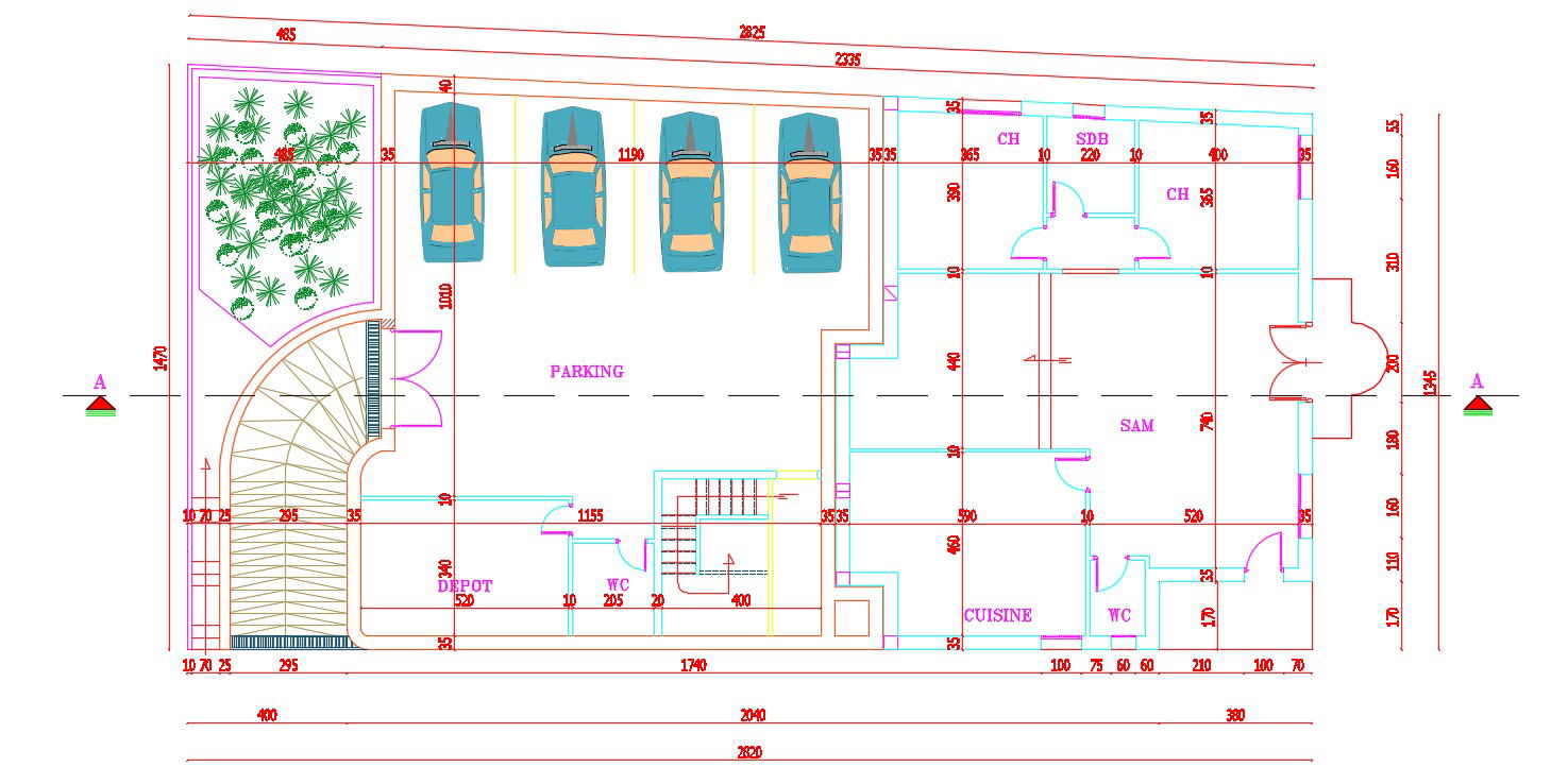 Commercial Store Design Architecture Plan