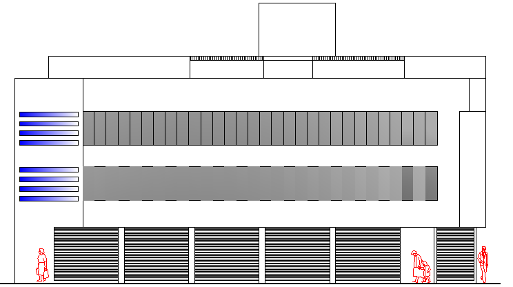 Commercial Two Star Hotel Design and Elevation Details dwg file