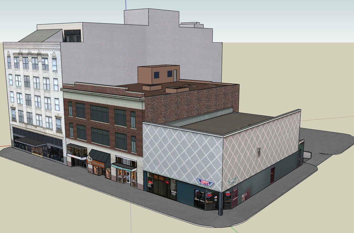Explore Commercial and Residential Complex Design in DWG Format File