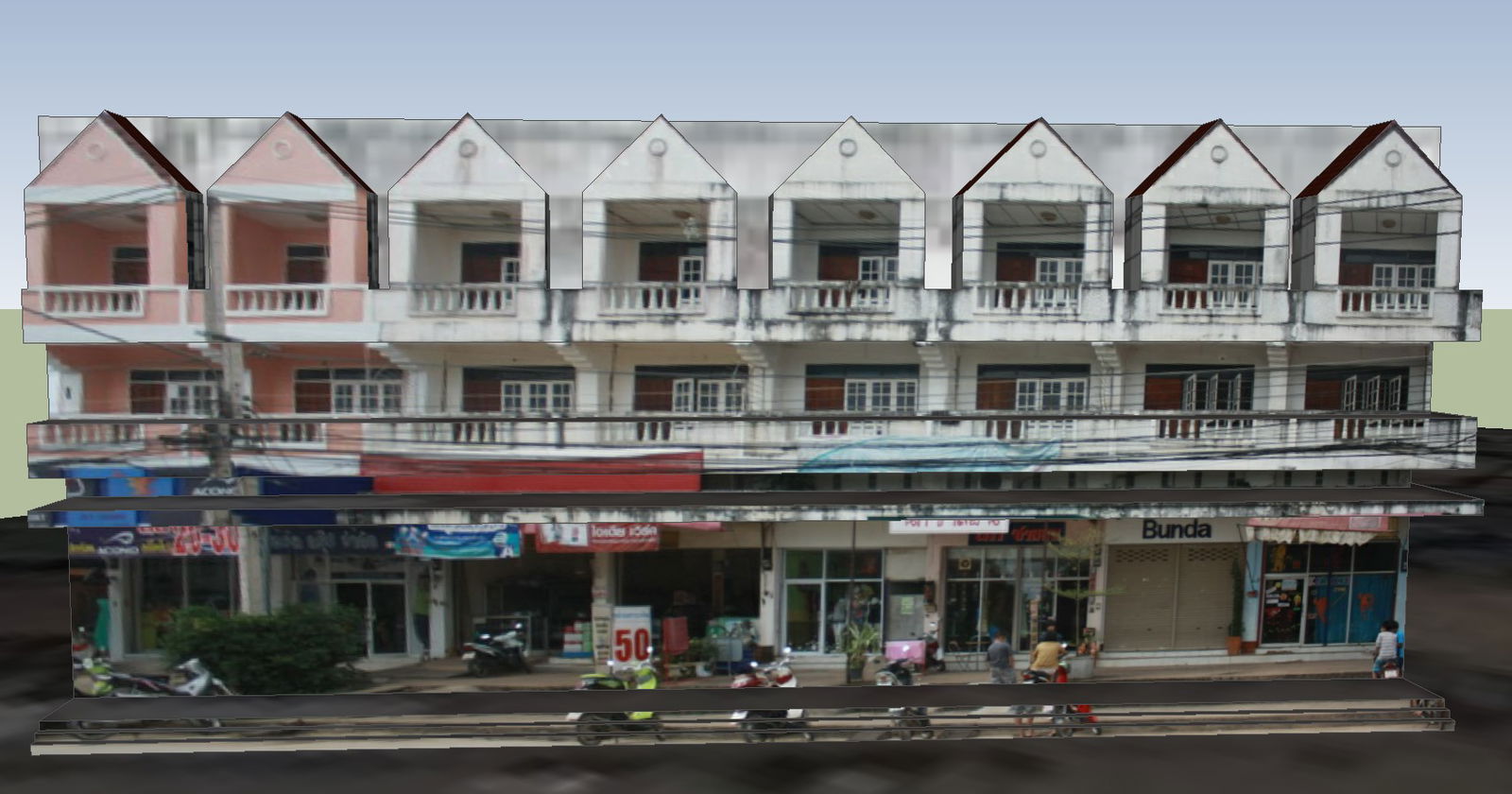 3D Layout CAD Model design of Commercial Building Structure files