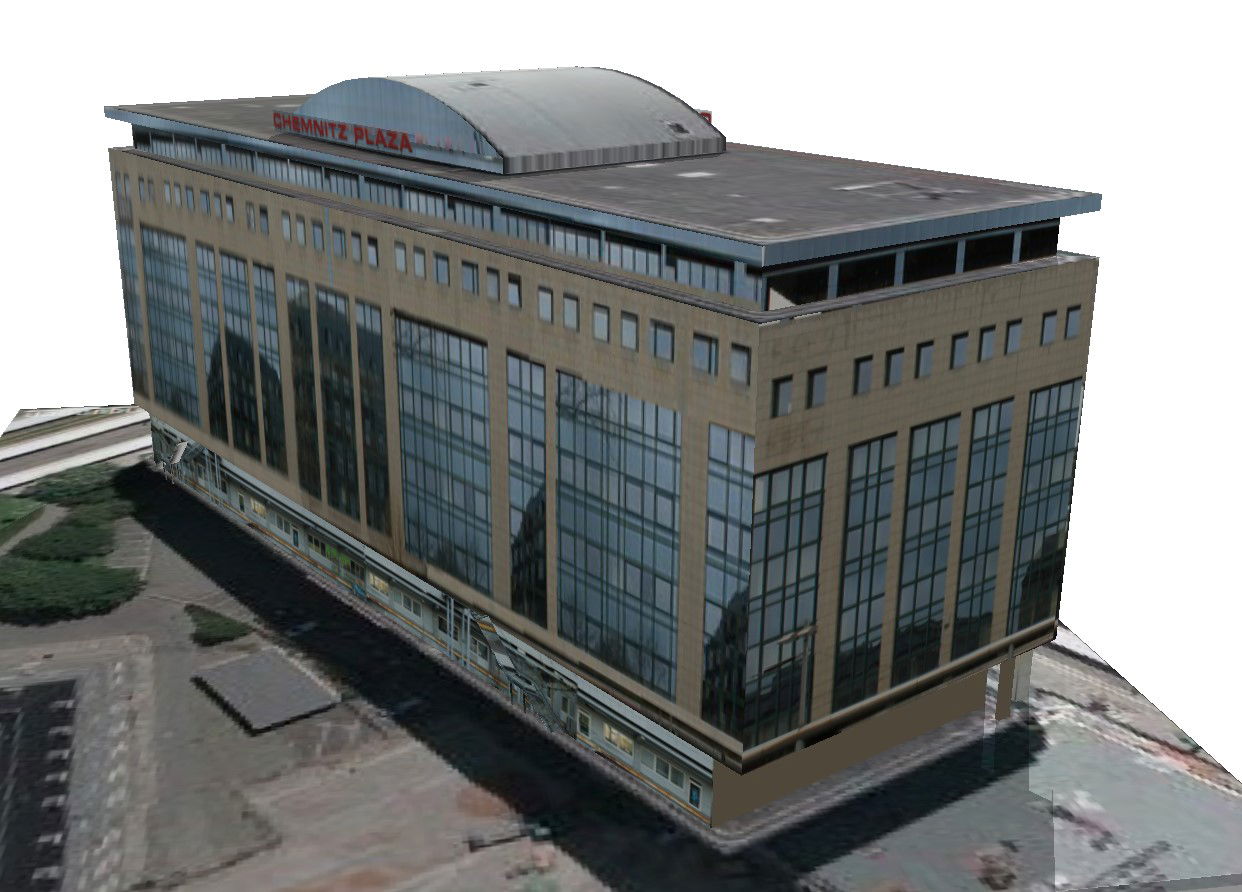 SketchUp Model of Commercial Building with Layout Planning files