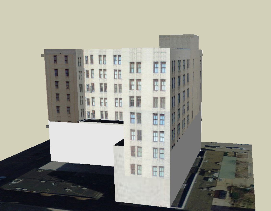 SketchUp File of Commercial Building Layout for Project files