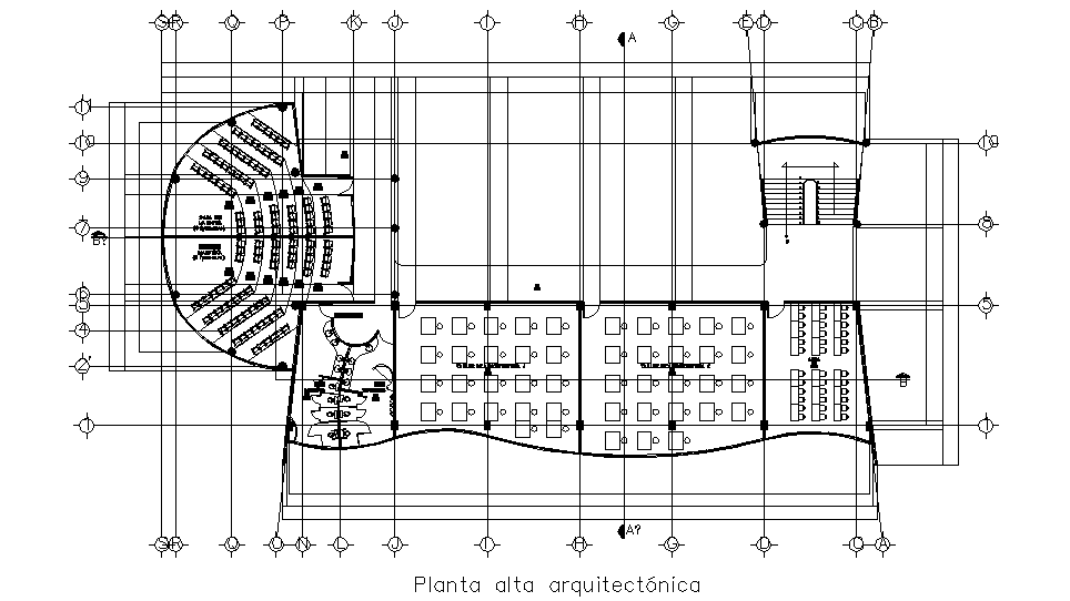 Commercial building plan detail dwg file