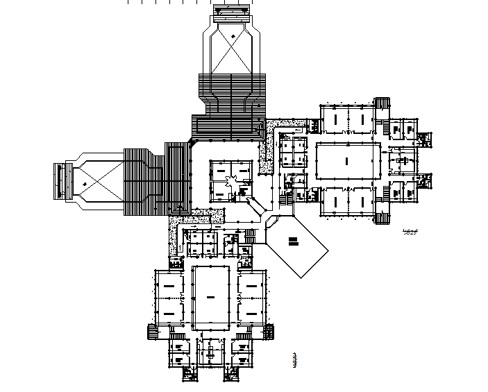 Commercial building plan detail dwg file