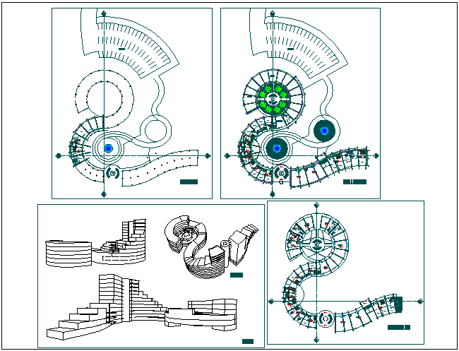 Commercial building plan detail dwg file