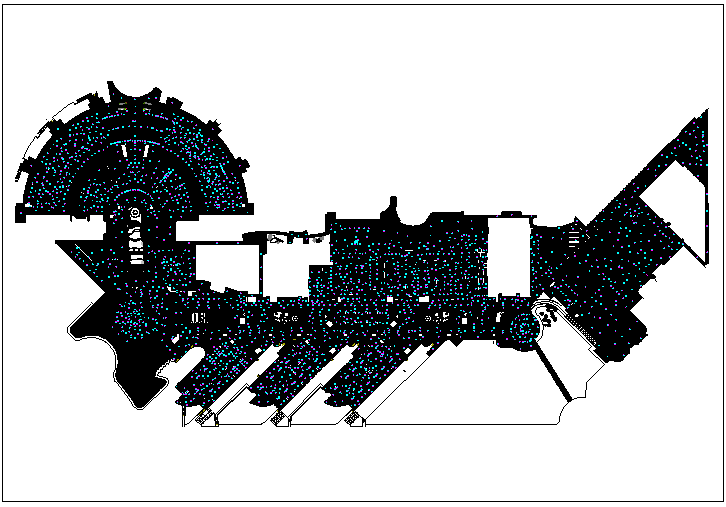 Commercial building plan detail dwg file