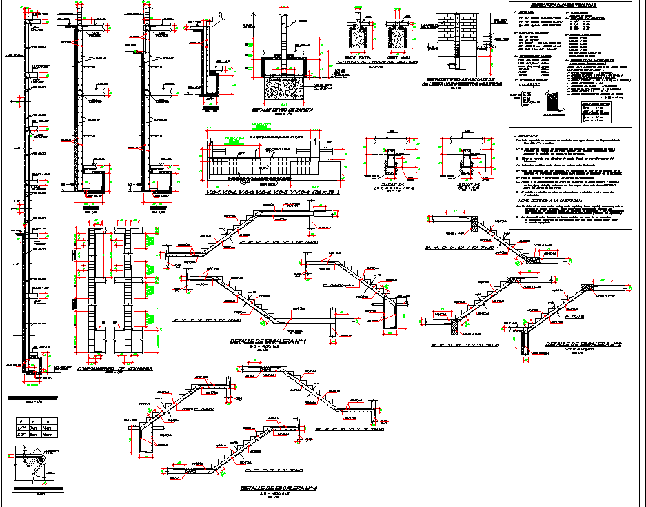 Commercial building structural design autocad file