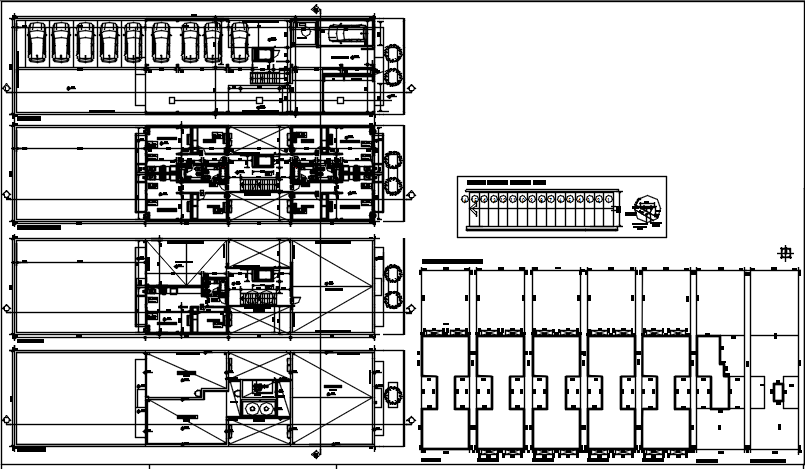 Commercial office plan detail dwg file