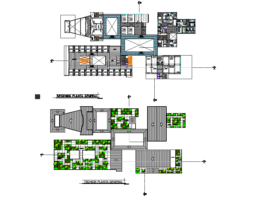 Commercial office plan dwg file