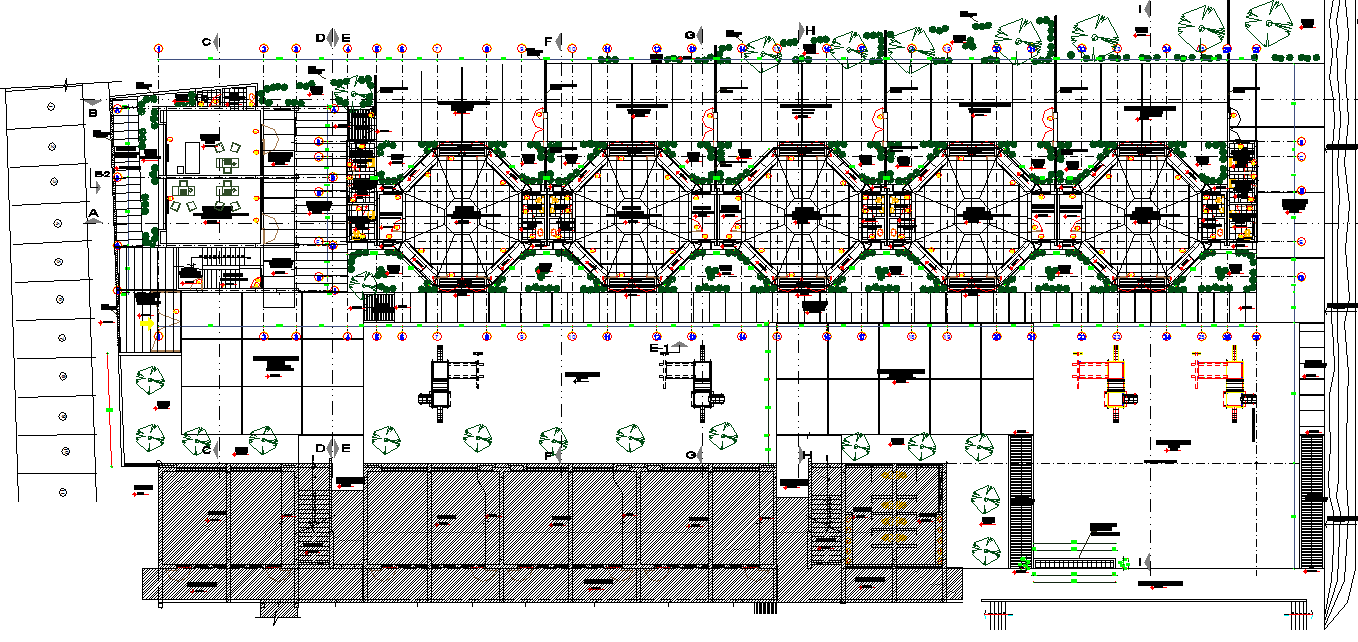 Commercial plan detail dwg file