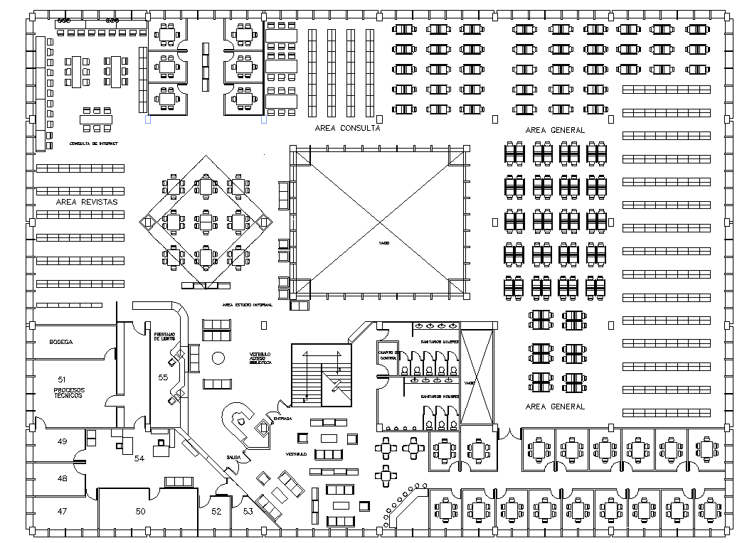 Commercial plan detail dwg file