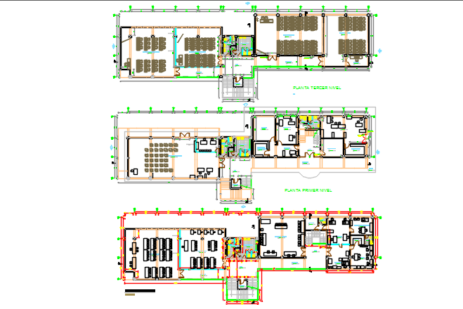 Commercial plan detail dwg file