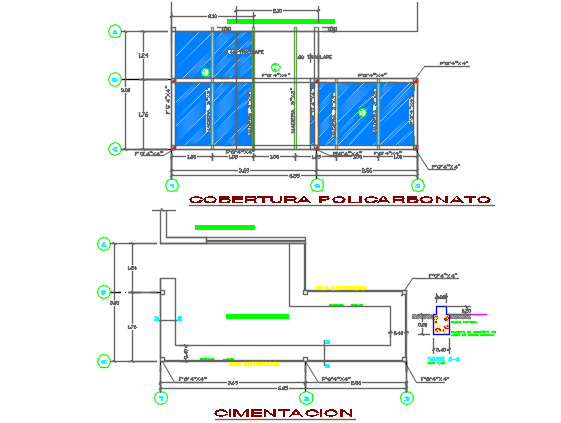 Commercial plan detail dwg file