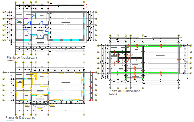 Commercial plan detail dwg file