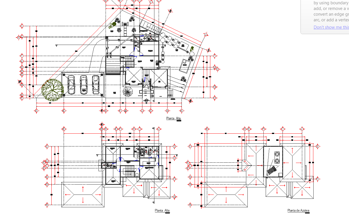 Commercial plan detail dwg file