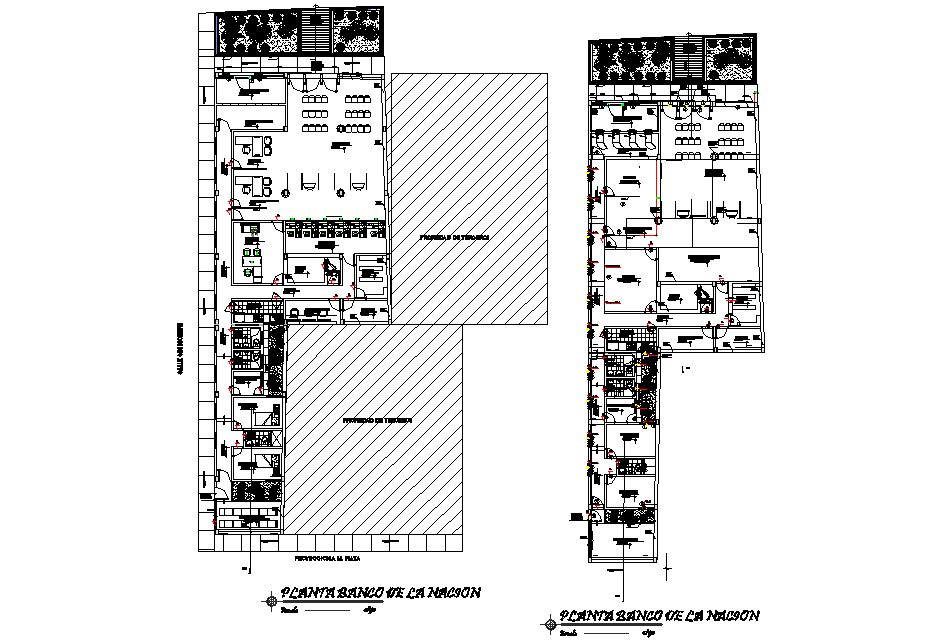 Commercial plan detail dwg file