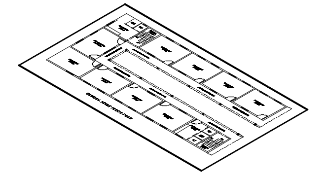 Commercial plan detail dwg file