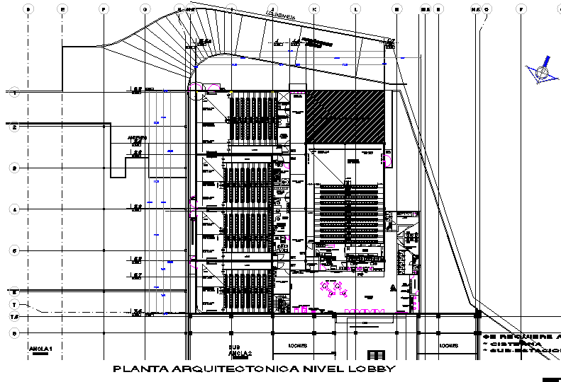 Commercial plan detail dwg file