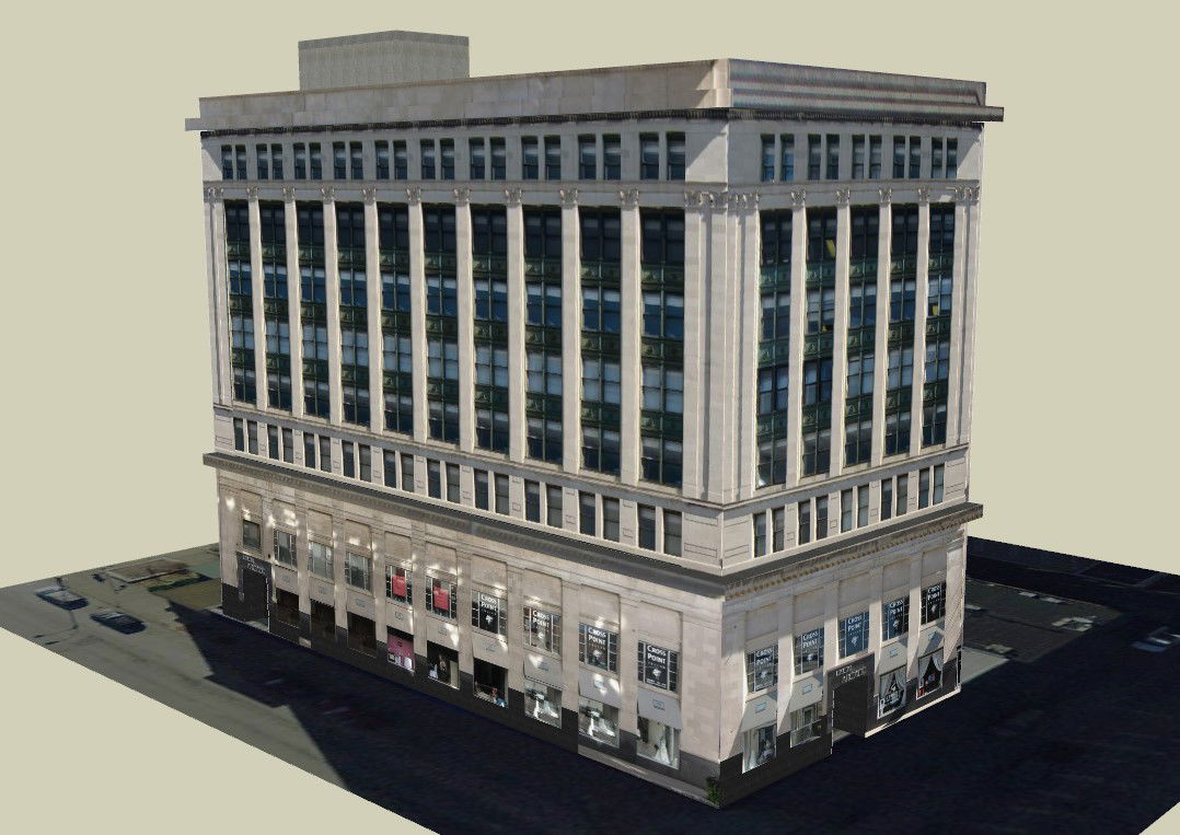 Mixed-Use Commercial Residential Complex design DWG Drawing File