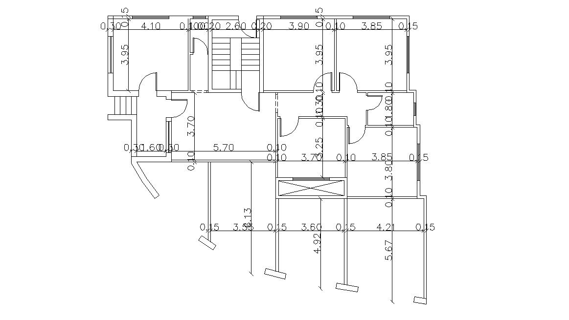 Commercial And Residential Building Design DWG File