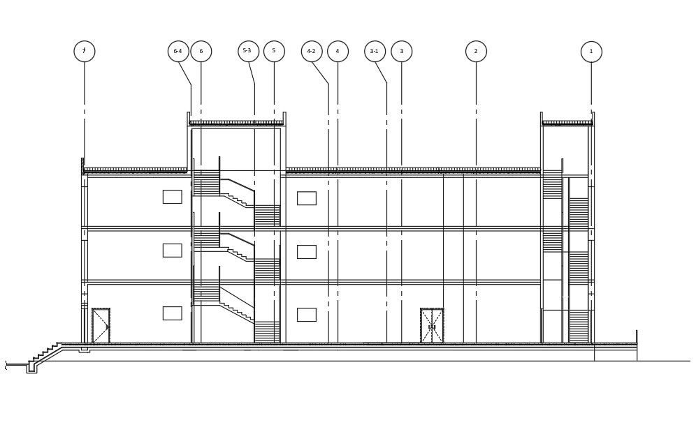 Commercial Building Free Elevation Design AutoCAD File