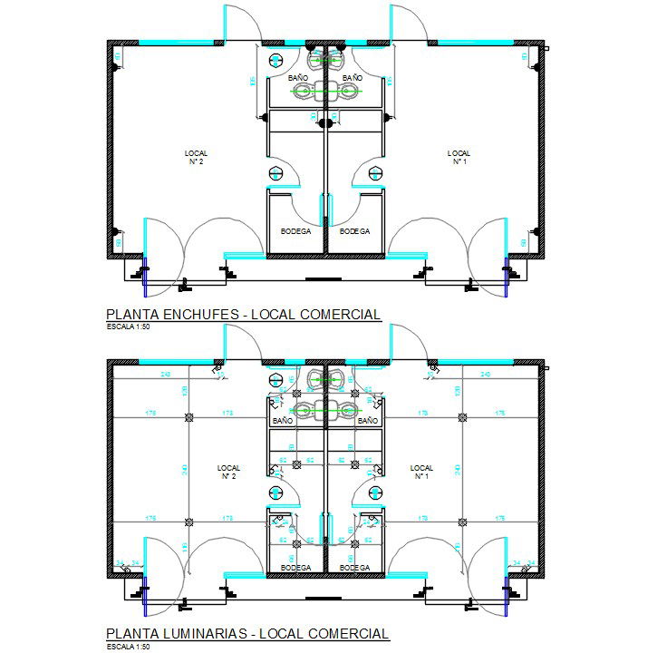 Commercial Premises Layout Plan Drawing Free Download DWG File