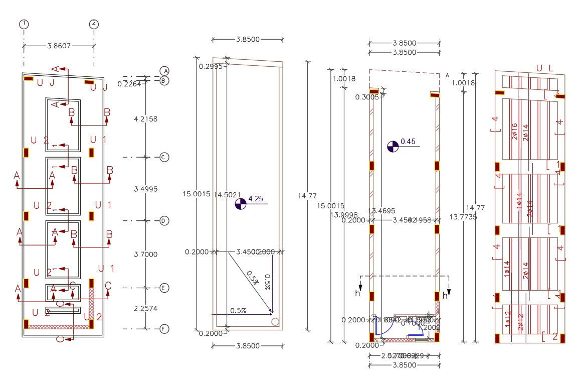 Commercial Shop Working Plan Design DWG File