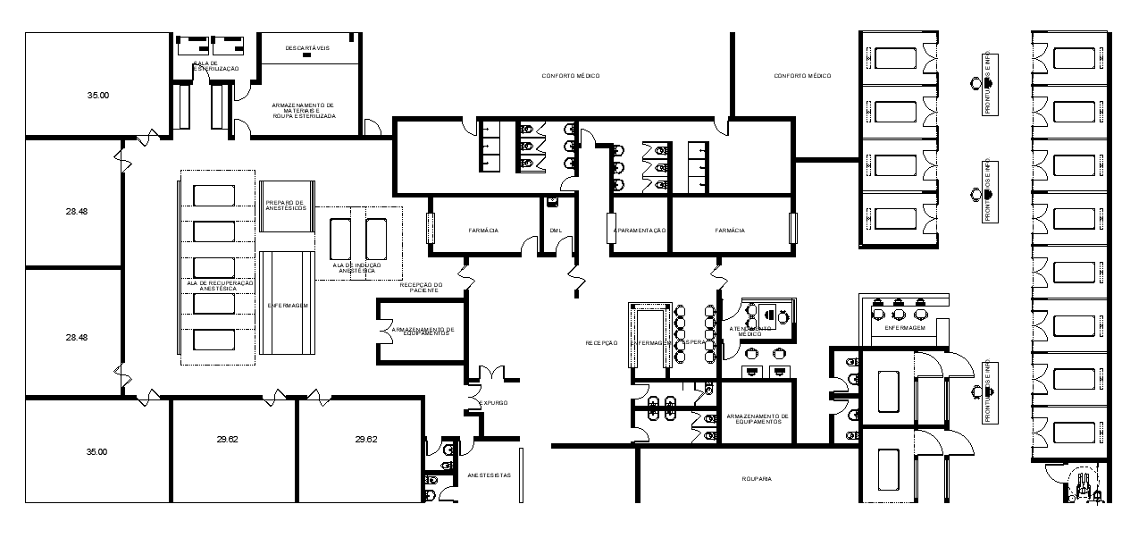 Commercial building cad drawing is given in this cad file. Download this 2d auto cad file.