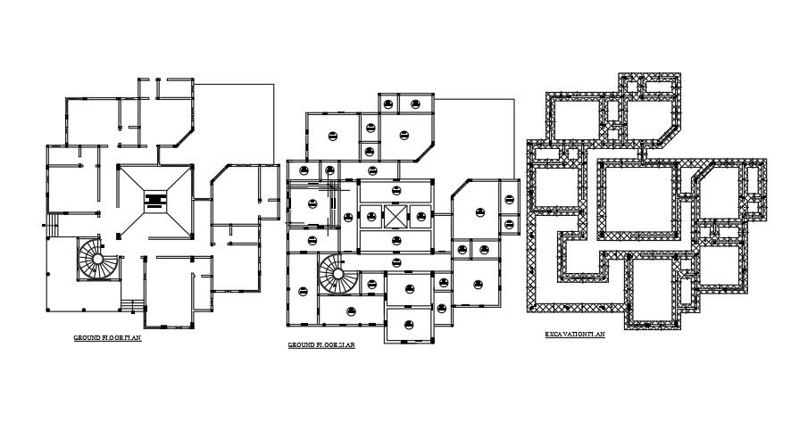 Commercial building plan details AutoCAD file, cad drawing