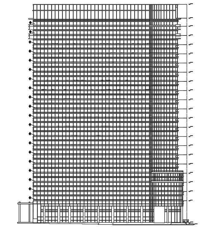 Commercial business park project specified in this CAD drawing file | Download 2d AutoCAD drawing file.