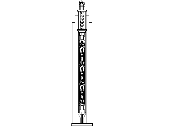 Common Roman column cad details