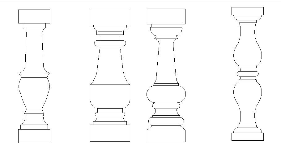 Common column elevation blocks cad drawing details dwg file